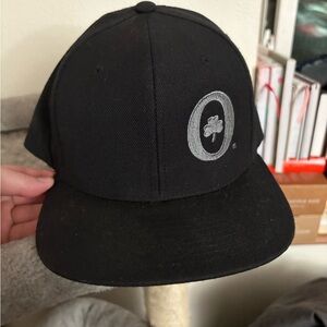 The Classics Black Hat with grey Logo
